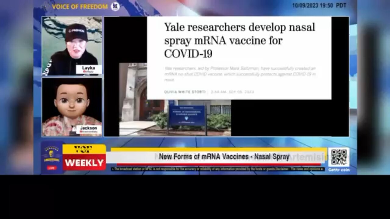 Yale researchers develop nasal spray mRNA vaccine for COVID-19