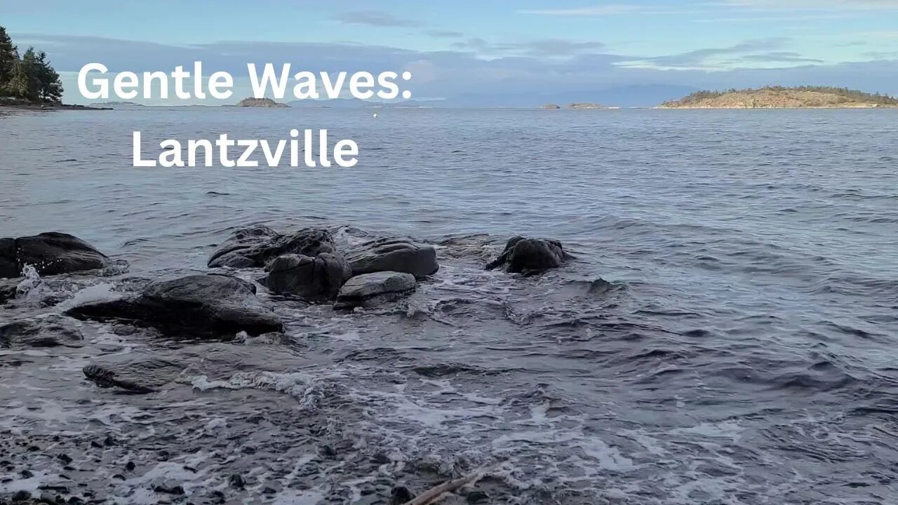 (audio) Relax and unwind with the soothing sounds of gentle waves. (audio only)