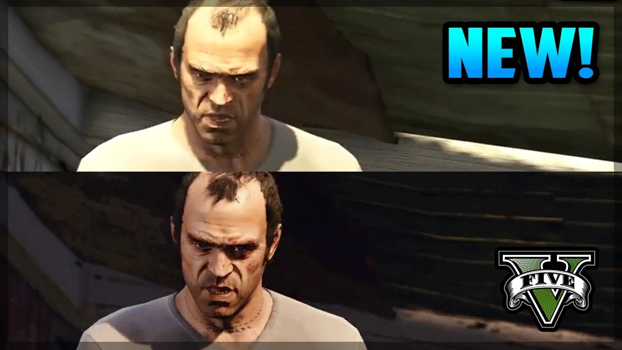 GTA 5 NEW PS4 Gameplay Comparison! (GTA V)