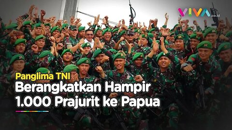 Nyaris Seribu Prajurit TNI AD Geruduk Papua Jalani Operasi Militer