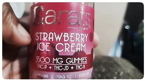 🔥CARATS Strawberry Ice Cream Gummies (GREAT CBD SHOP)