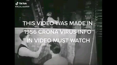 Wow, this is a video from 1956. They predicted everything we are going through right now.