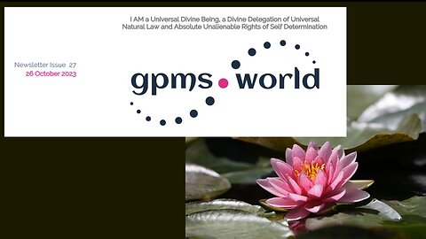 Gpms.world Newsletter October 26, 2023