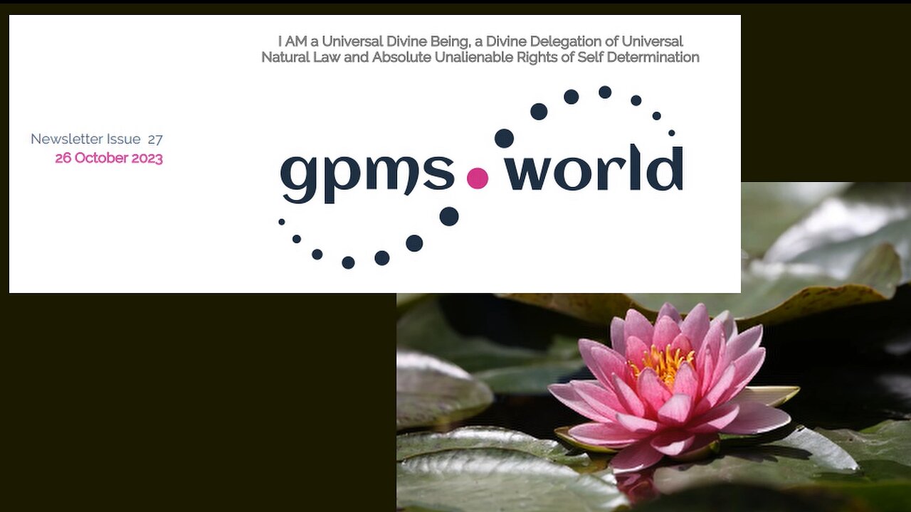 Gpms.world Newsletter October 26, 2023