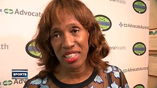 Track and field legend Jackie Joyner-Kersee talks to rising stars in Milwaukee