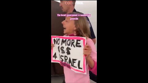 Protest in US senate.