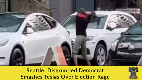 Seattle: Disgruntled Democrat Smashes Teslas Over Election Rage