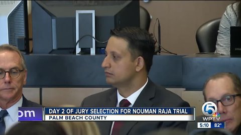 Day 2 of jury selection for Nouman Raja trial