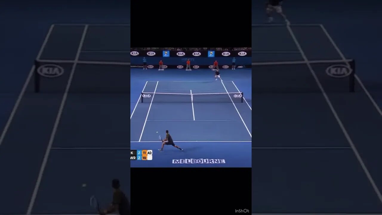 Novak Djokovic UNREAL Match Point!! 🤯 #tennis #shorts