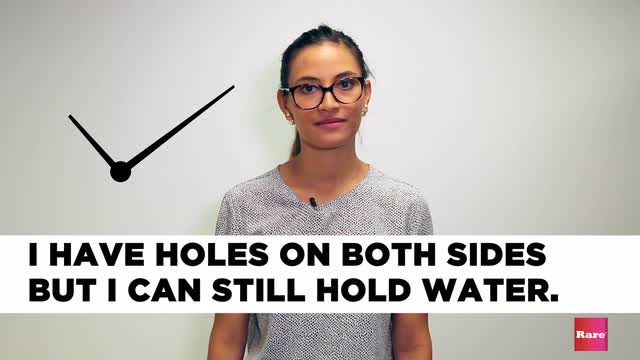 Riddle Me This: I HAVE HOLES ON BOTH SIDES BUT I CAN HOLD WATER. WHAT AM I? | Rare Humor