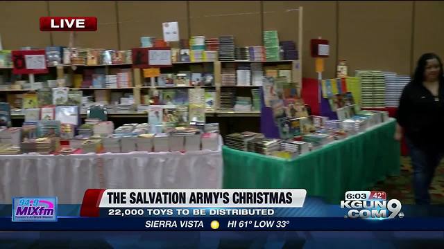 Salvation Army to distribute toys to kids
