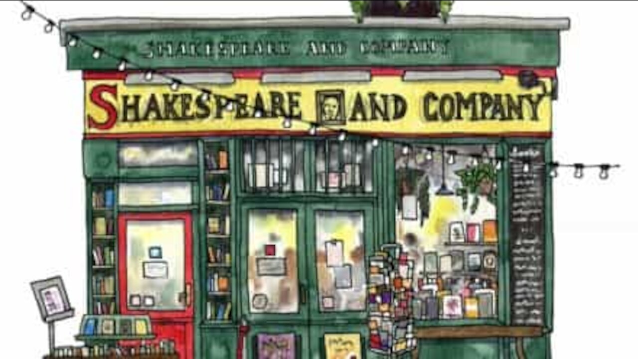 Une artiste peint les célèbres librairies parisiennes à l'aquarelle