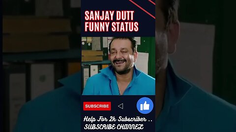 San jay Dutt New Funny Whatsapp Status| |✘●𝙎𝙪𝙗𝙨𝙘𝙧𝙞𝙗𝙚✘● #shortvideo #shorts #ytshorts #youtubeshorts®
