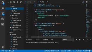 146 - Signing Users Up | REACT NATIVE COURSE