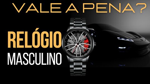 Umboxing Watch Masculino de Aço Roda de Carro Boruse Novidade Moda Masculina 2022