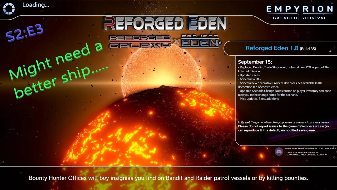 Empyrion 1.8 : Reforged Eden - S2:E3 - Getting resource to build a better small vessel.