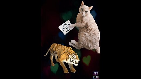 Funny tiger