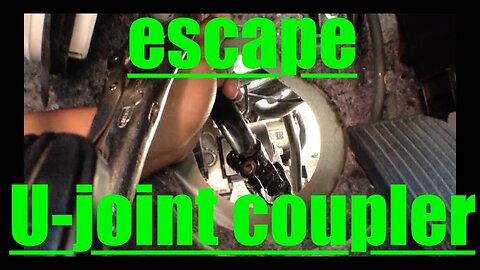 Steering Wheel Noise Replace Connector Ford Escape √ fix it angel