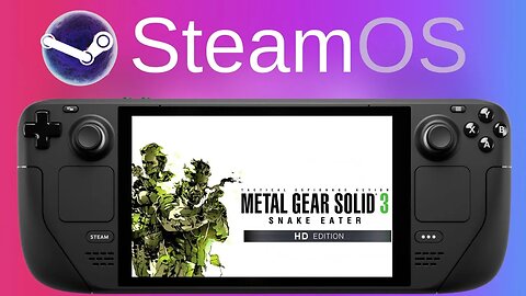 Metal Gear Solid 3: Snake Eater HD (RPCS3) PS3 Emulation | Steam Deck