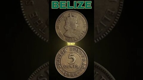 Belize 5 Cents 1968.#shorts #coinnotesz