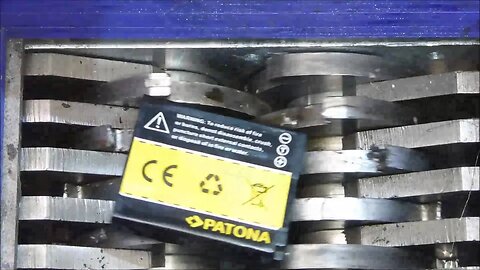Shredding Lithium-Polymer and Lithium-ion battery