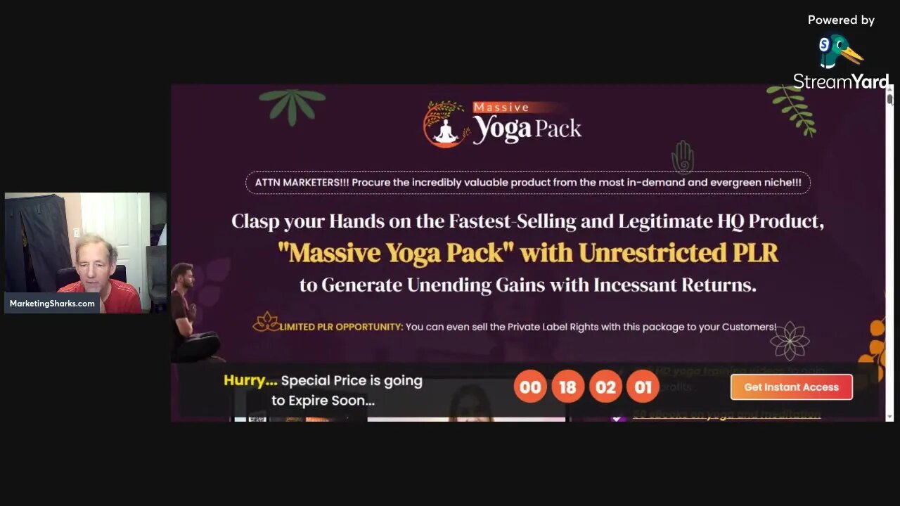 Massive Yoga Pack PLR With Unrestricted Private Label Rights