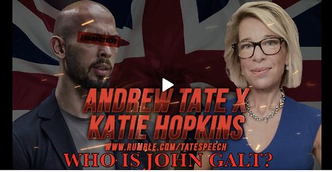 ANDREW TATE W/ THE MOST BANNED FEMALE ON THE PLANET KATIE HOPKINS. A VERY INTERESTING DISCUSSION.