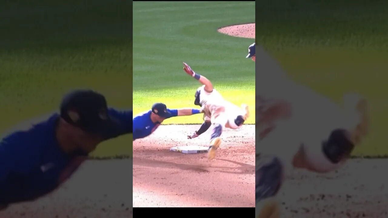 Wow! Ian Happ throws 2 out at plate. To save the game & win it.