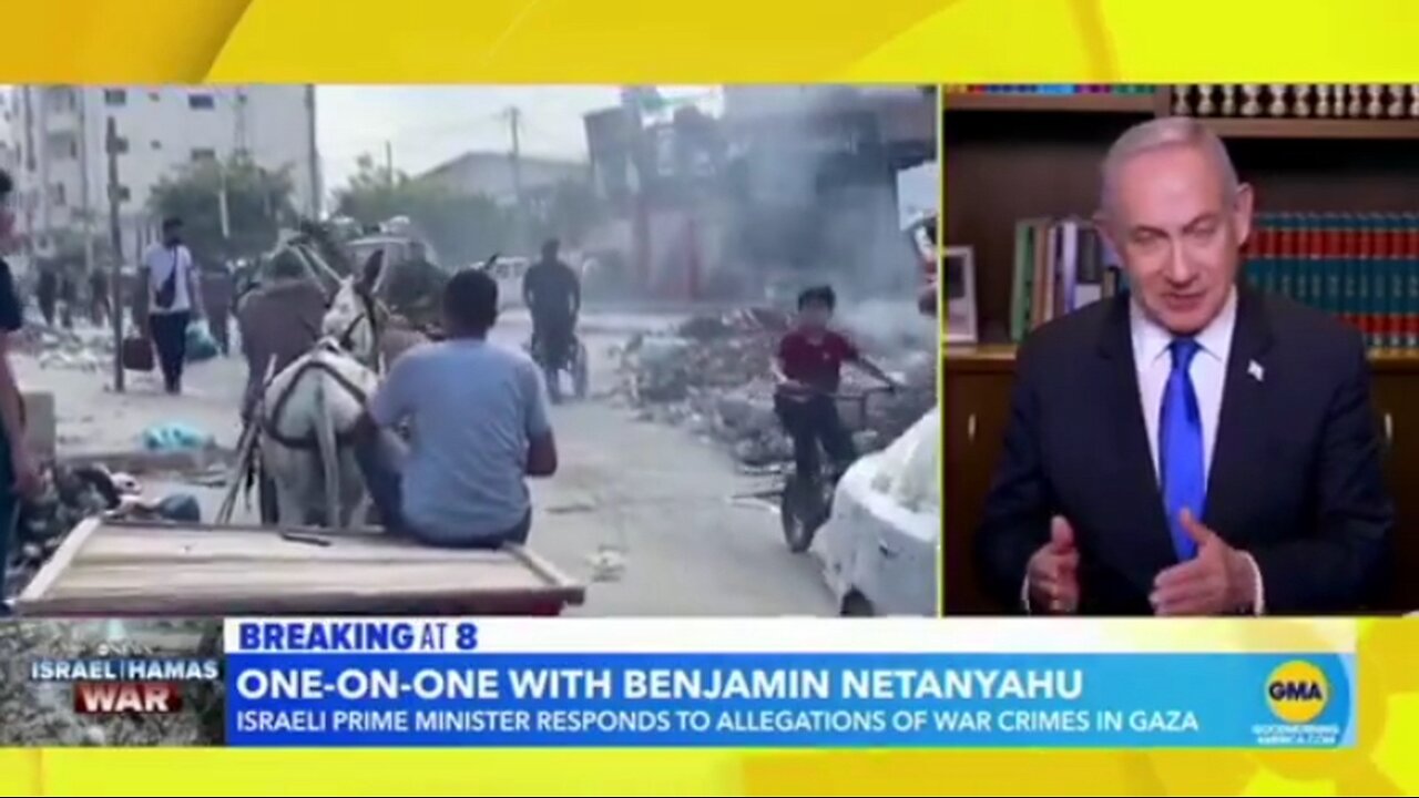 Netanyahu says indicted me is like blaming George Bush for 9/11, he’s in full panic 😱