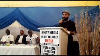 SOUTH AFRICA - Johannesburg - Support for Sekunjalo Independent Media (videos) (gxn)