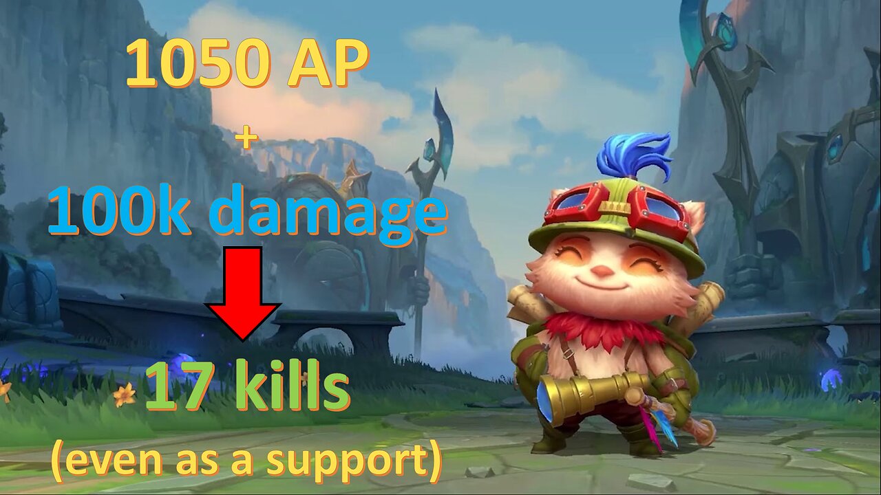 Support Teemo is broken? # LOL - Teemo Gameplay - PVP