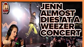 Jenn Almost Died at a Weezer Concert | Til Death Podcast | CLIP | Recorded on 11.17.2021