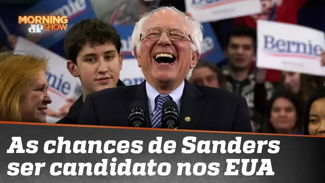 As chances de Bernie Sanders ser o candidato democrata nas eleições presidenciais dos EUA