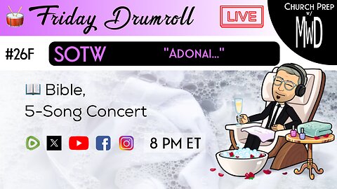 🥁 #26F 📖Bible: "Adonai" | Church Prep w/ MWD
