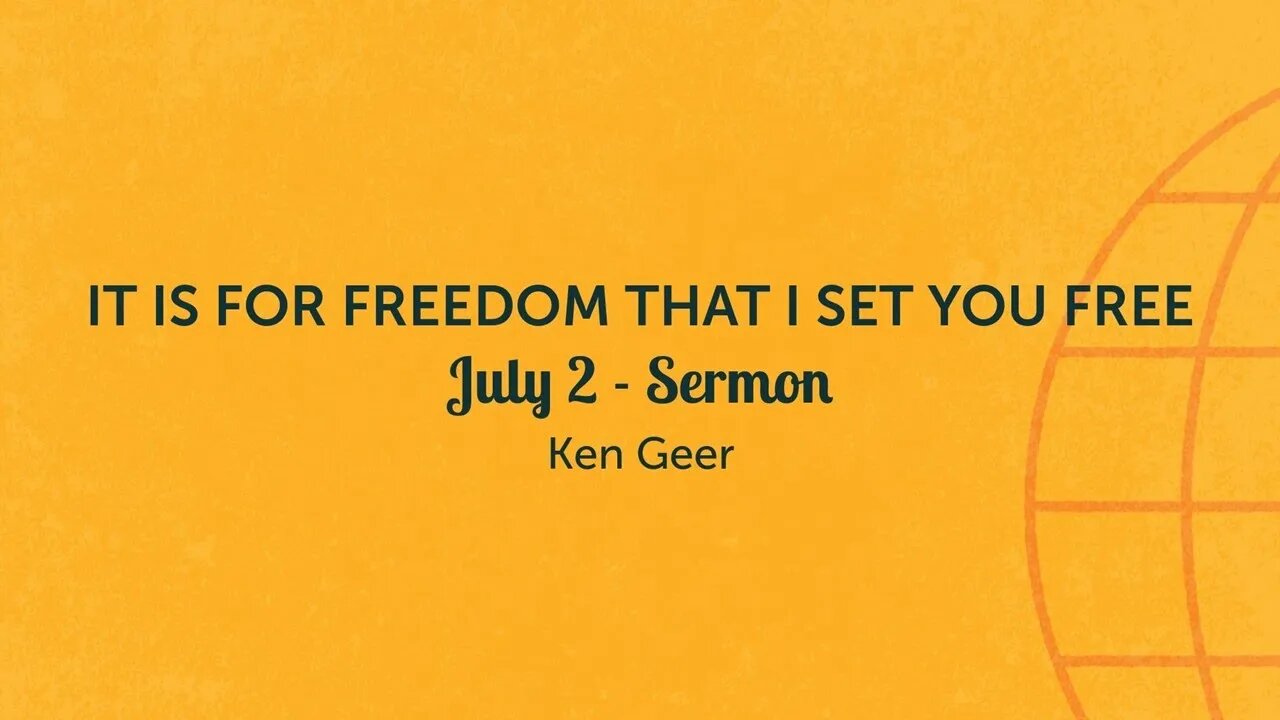 Colfax AoG July 2, 2023 - It is for Freedom that I have set you Free
