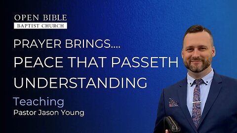 🙏🏻Prayer Brings PEACE 🕊 that Passeth Understanding