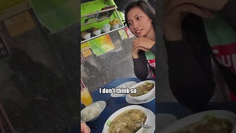 What is in my soto?! Indonesian girl translates cassava.
