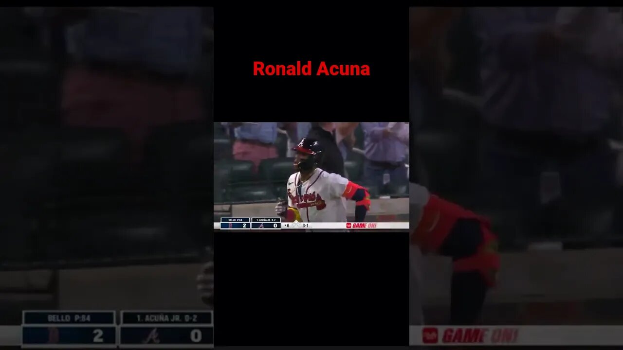 Ronald Acuna Jr with 470 foot massive homerun! #ronaldacunajr