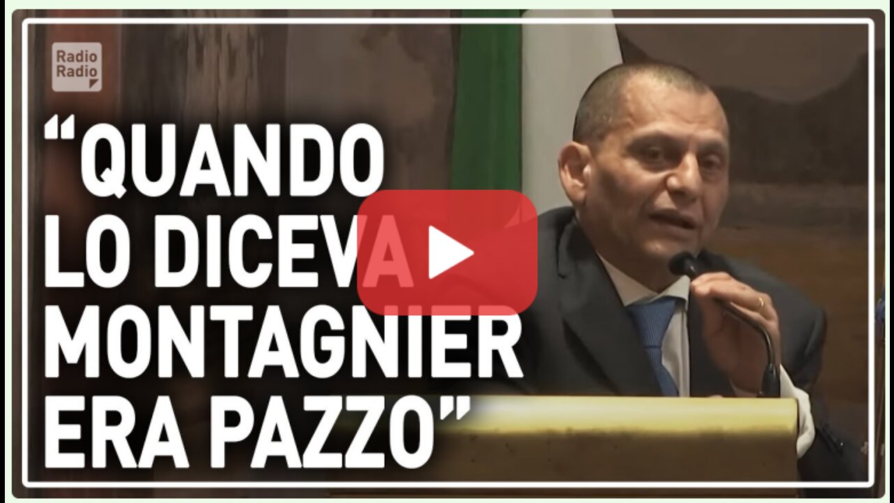 PROF BIZZARRI IN SENATO: "MONTAGNIER AVEVA RAGIONE"