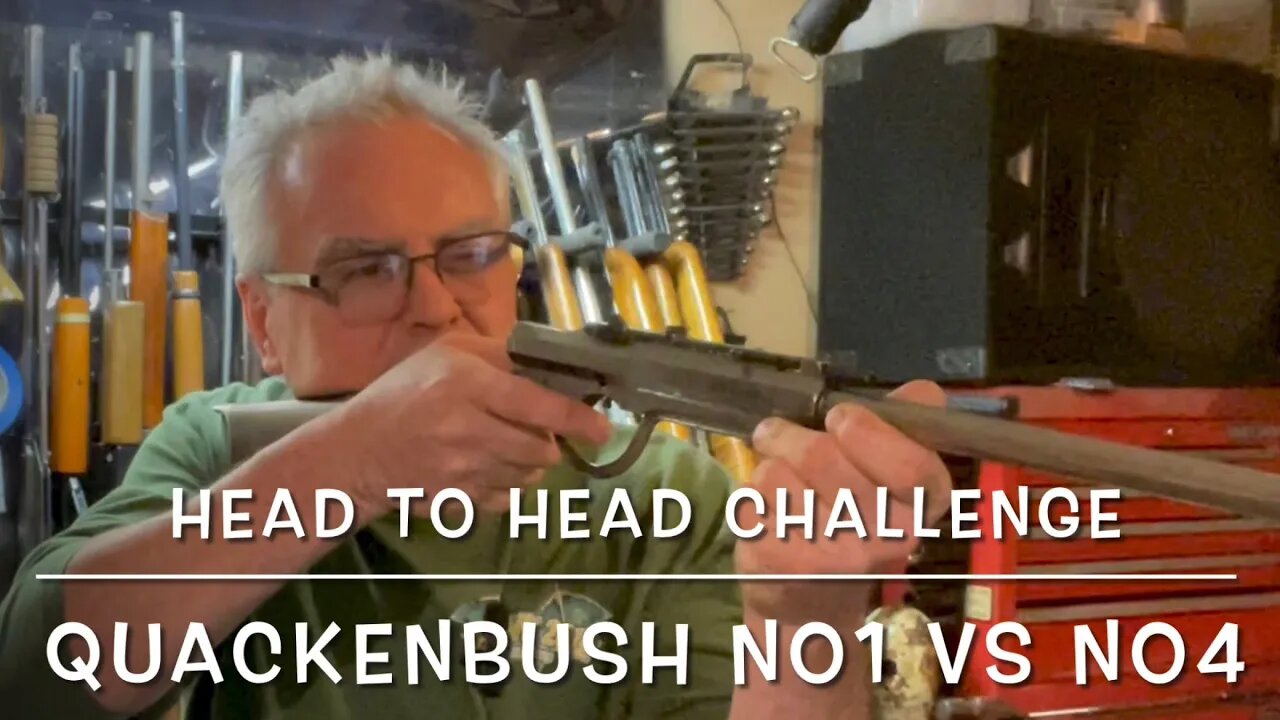 Head to head challenge: Quackenbush No1 20 caliber pellet vs No4 22 caliber round ball