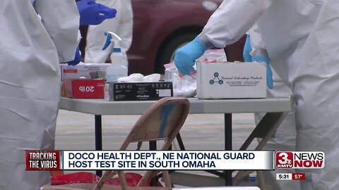 Douglas County Health Department partners with NE National Guard for COVID-19 testing