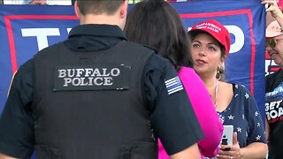 Dueling rallies held in Buffalo