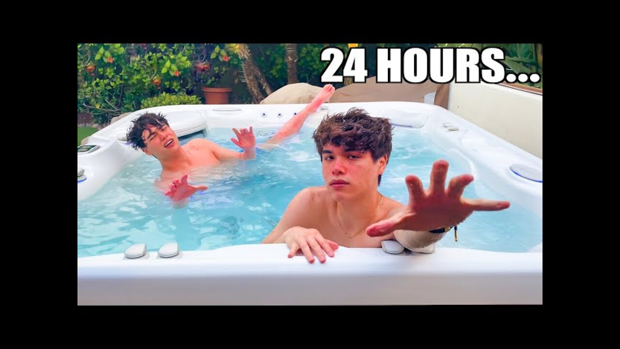Spending 24 Hours In A Hot Tub