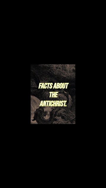 5 Facts About the Antichrist 😈📖✝️ #shorts