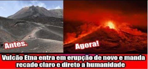 Vulcão Etna entra em erupção de novo e manda recado claro e direto a humanidade