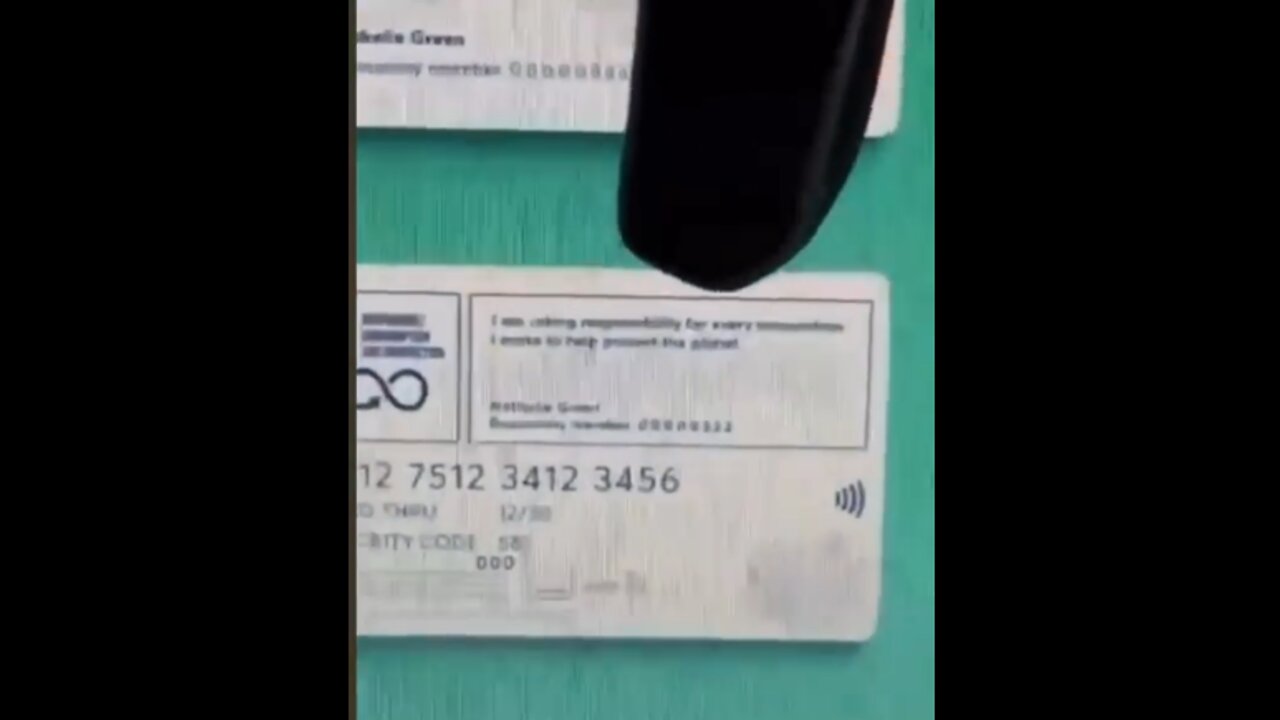 Mastercard with the UN forcing us to control our purchases under the lie of climate change