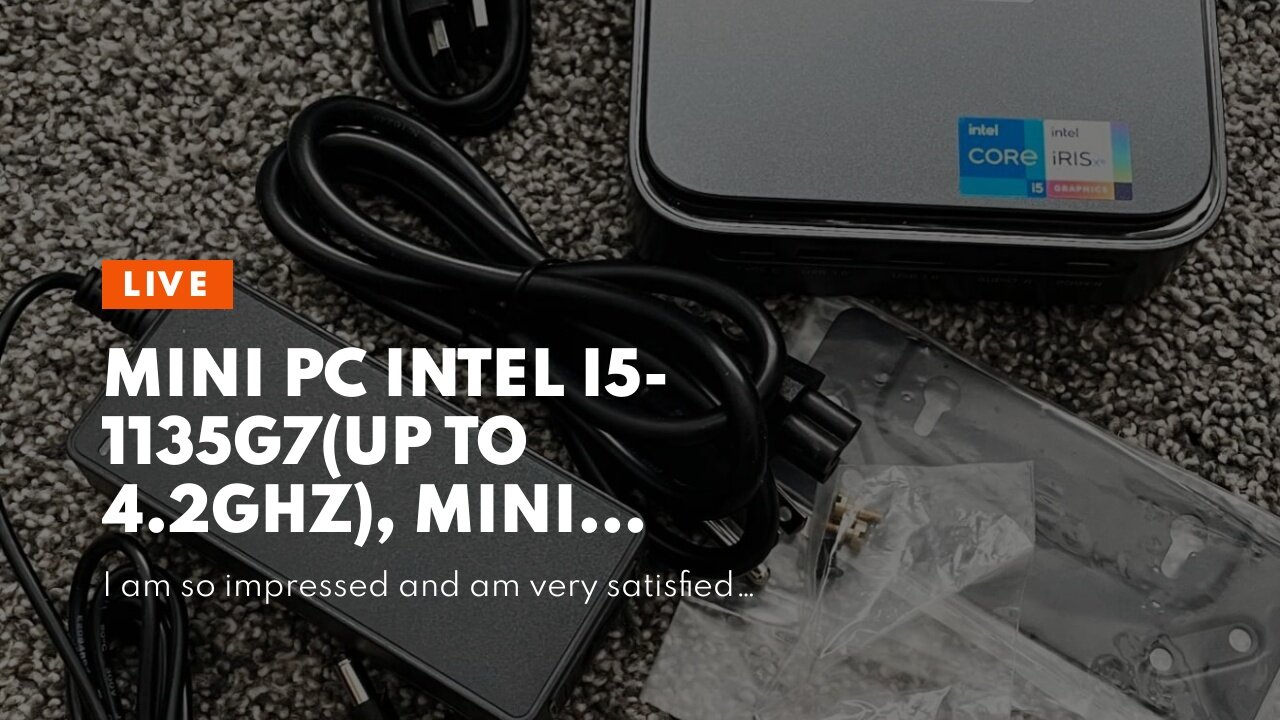 Mini PC Intel i5-1135G7(Up to 4.2GHz), Mini Desktop Computer Windows 11 Pro for Business, 16GB...