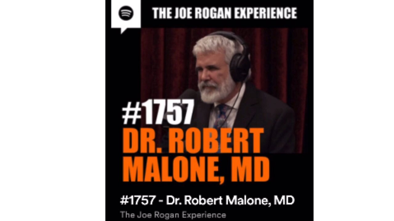 Dr. Robert Malone Most Important Statement On Joe Rogan