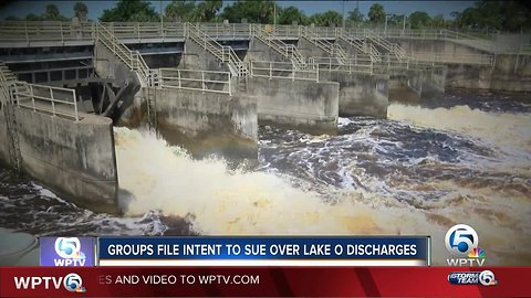 Groups file intent to sue of lake discharges