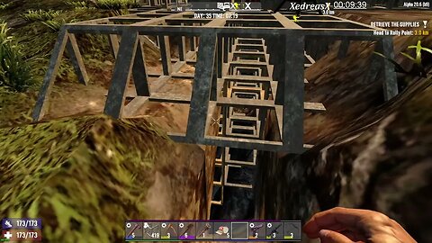 7 Days to die- No easy way out continued (Day35-Running horde and 2 bears)